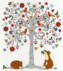 Cross stitch kit Love - Love Winter - Bothy Threads