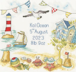 Cross stitch kit Kate Garrett - My First Holiday - Bothy Threads