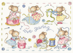 Borduurpakket Kate Garrett - I Love Sewing - Bothy Threads