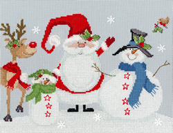 Cross stitch kit Karen Tye Bentley - Snowy Friends - Bothy Threads