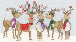 Borduurpakket Karen Tye Bentley - Prancing Pals - Bothy Threads
