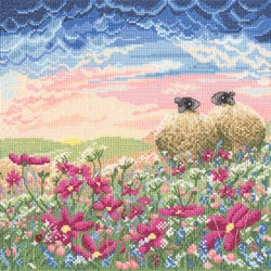 Cross stitch kit Lucy Pittaway - Ladybird In The Meadow - Bothy Threads