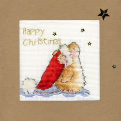 Borduurpakket Christmas Cards - Star Gazing - Bothy Threads