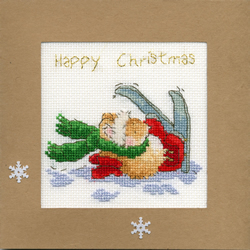 Cross stitch kit Christmas Cards - Apres Ski - Bothy Threads