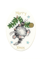 Cross stitch kit Margaret Sherry - Swing Into Xmas - Bothy Threads