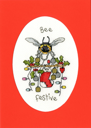 Borduurpakket Eleanor Teasdale - Bee Festive - Bothy Threads