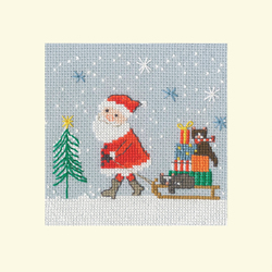 Cross stitch kit Dale Simpson - Delivery By Sledge - Bothy Threads