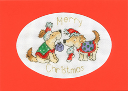 Cross stitch kit Margaret Sherry Christmas Cards - Christmas Treats - Bothy Threads