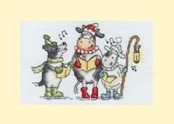 Borduurpakket Kate Garrett - Woof, Moo, Baa! - Bothy Threads
