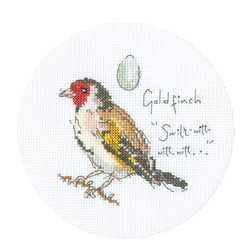 Borduurpakket Madeleine Floyd - Little Goldfinch - Bothy Threads