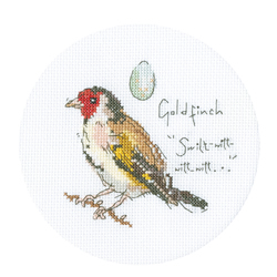 Cross stitch kit Madeleine Floyd - Little Goldfinch - Bothy Threads