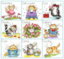 Borduurpakket Margaret Sherry - It's A Cat's Life - Bothy Threads