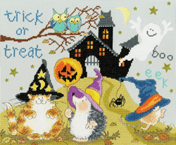 Cross stitch kit Margaret Sherry - Trick Or Treat - Bothy Threads