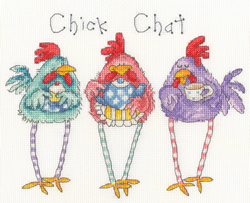 Cross stitch kit Margaret Sherry - Chick Chat - Bothy Threads