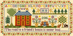 Cross stitch kit Moira Blackburn - Friends House - Bothy Threads