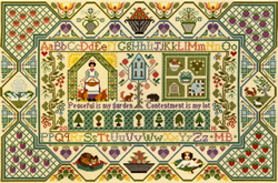 Cross stitch kit Moira Blackburn - Peaceful Garden - Bothy Threads