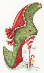 Borduurpakket Sally King - Candy Canes - Bothy Threads