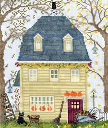 Cross stitch kit New England Homes - Fall - Bothy Threads