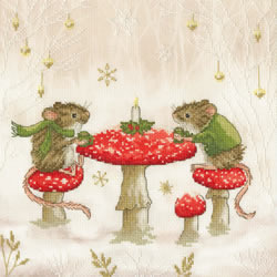 Cross stitch kit Sarah Summers - Toadstool Treats - Bothy Threads