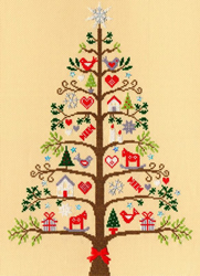 Borduurpakket Christmas - Scandi Tree - Bothy Threads