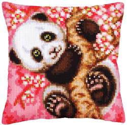 Cushion cross stitch kit Hooray! It's Spring! - Collection d'Art