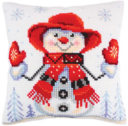 Cushion cross stitch kit Fashion Season - Collection d'Art