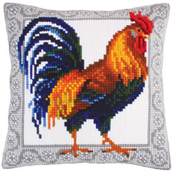 Kussen borduurpakket Gallic Rooster - Collection d'Art