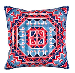 Cushion cross stitch kit Persian medallion - Collection d'Art