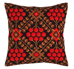 Cushion cross stitch kit Ashberry - Collection d'Art