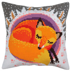 Cushion cross stitch kit Winter dreams - Collection d'Art