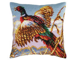 Kussen borduurpakket Pheasant - Collection d'Art