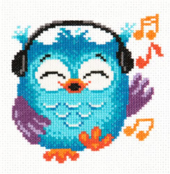 Cross stitch kit Owlet - Magic Needle