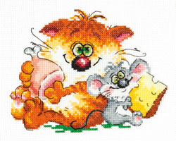 Cross stitch kit The best friends - Magic Needle