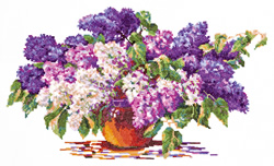 Borduurpakket Lilac Bouquet - Magic Needle