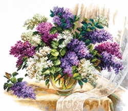 Cross stitch kit The scent of lilacs - Magic Needle