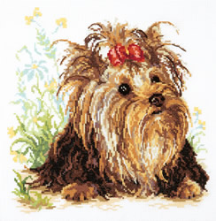 Borduurpakket Yorkshire Terrier - Magic Needle