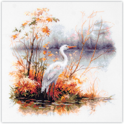 Borduurpakket White Heron - Magic Needle