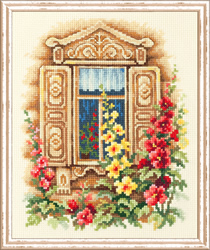 Cross stitch kit Lovely Window - Magic Needle