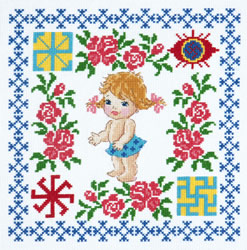 Cross stitch kit Daughter's health - Magic Needle