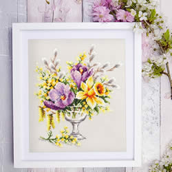 Cross stitch kit Spring bouguet - Magic Needle