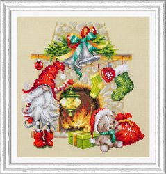 Cross stitch kit Waiting for Christmas - Magic Needle