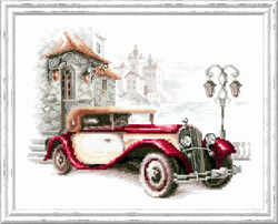 Cross stitch kit Retro Buick - Magic Needle