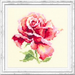 Cross stitch kit (m) Beautiful Rose - Magic Needle