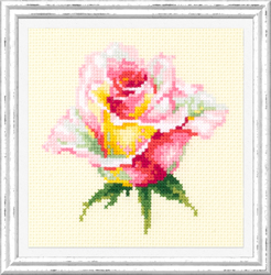 Cross stitch kit Blooming Rose - Magic Needle