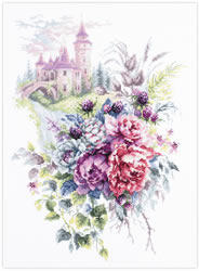 Cross stitch kit The Old Castle - Magic Needle