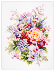 Cross stitch kit Summer Flowers - Magic Needle