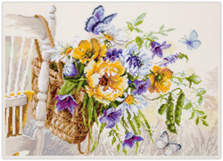 Cross stitch kit Summer Basket - Magic Needle