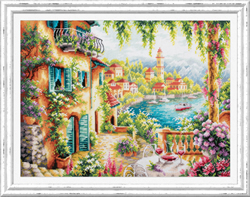 Cross stitch kit Lombardy Summer - Magic Needle