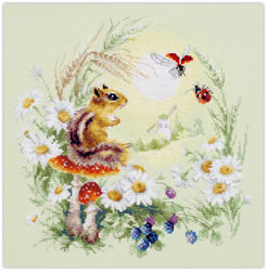 Borduurpakket Meadow Stories - Chipmunk - Magic Needle