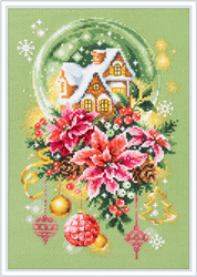 Cross stitch kit Snow Globe - Magic Needle